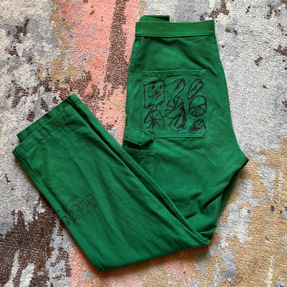 Brain Dead Cargo Pants with velcro waist